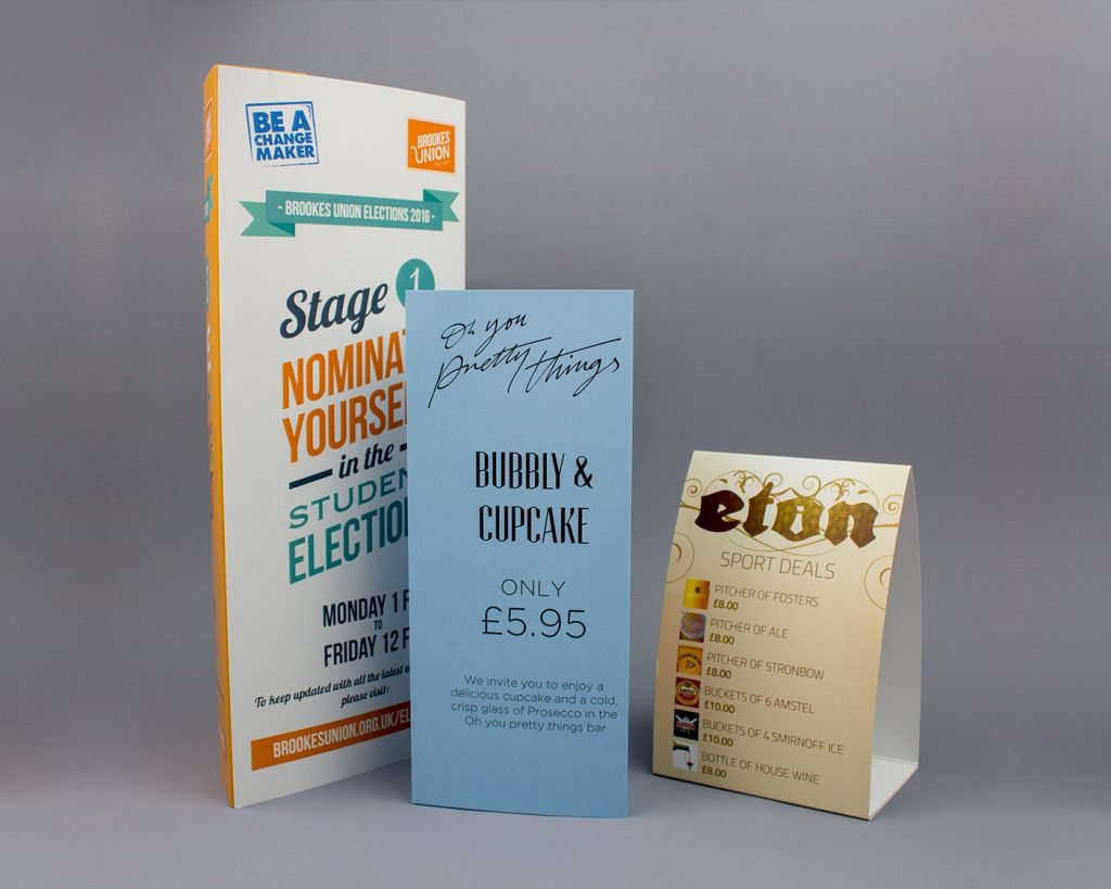 Table Tents Printing Rochester